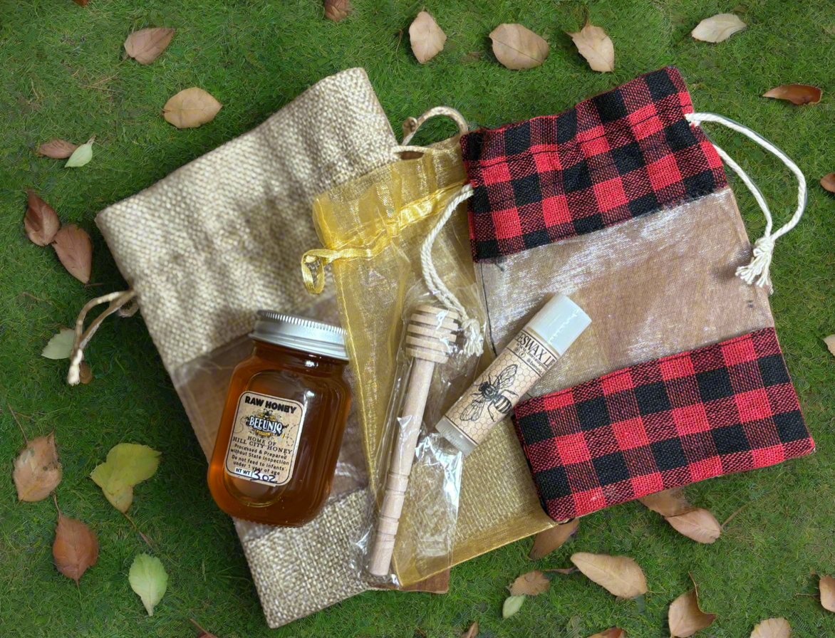 Appreciate Someone Special! Honey Jar & Honey-Vanilla Lip Balm Duo Gift Bag
