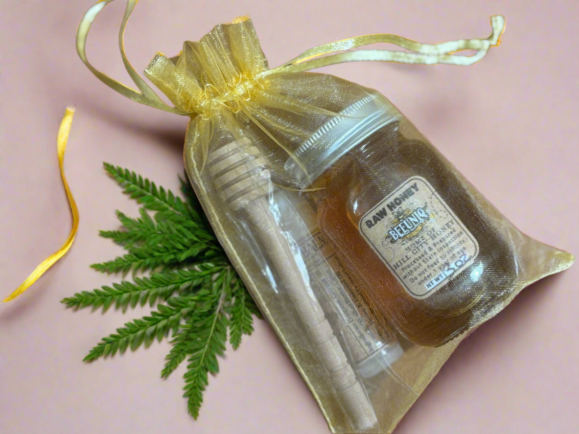Appreciate Someone Special! Honey Jar & Honey-Vanilla Lip Balm Duo Gift Bag