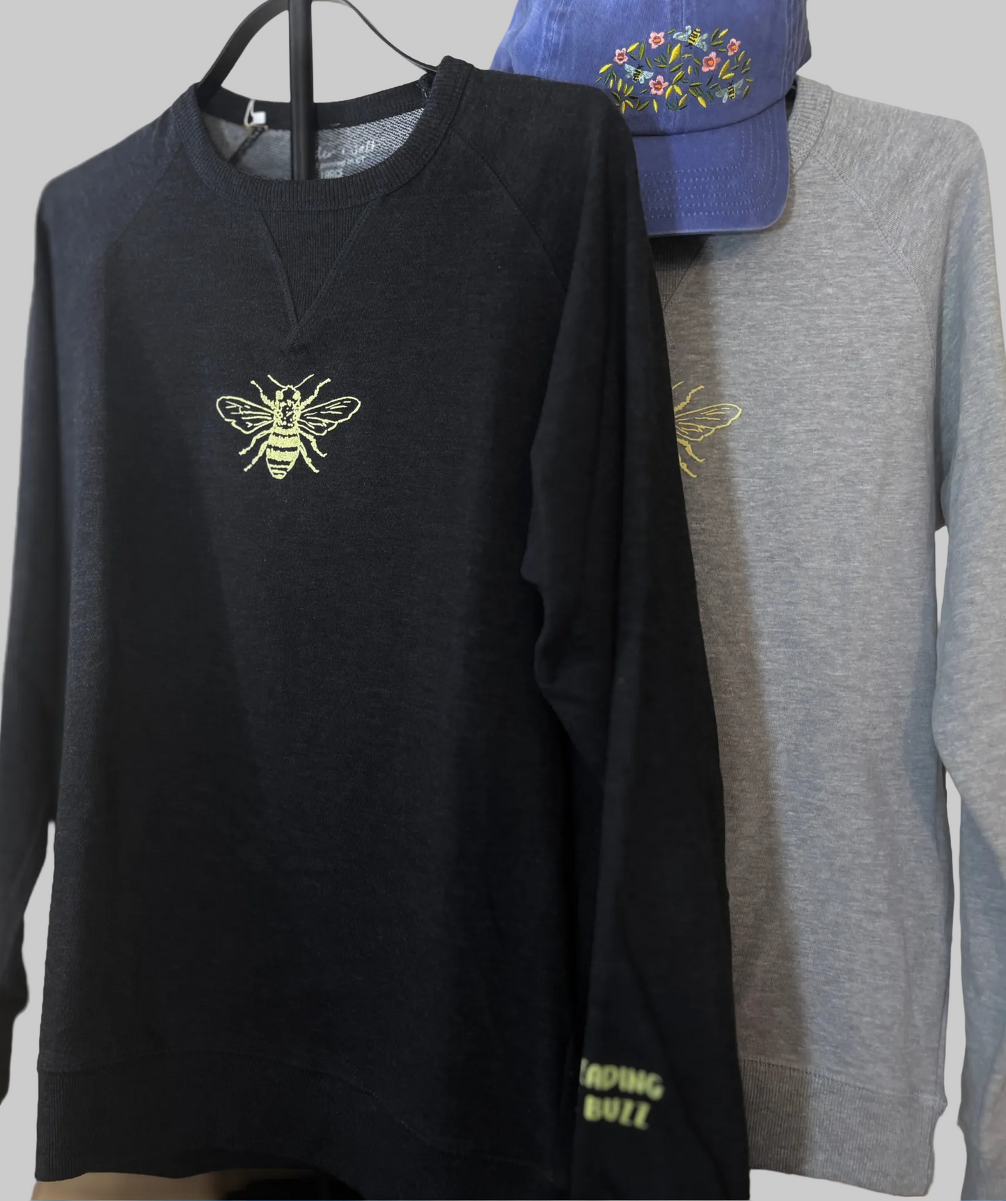 Honey Bee Unisex French Terry Soft Pullover