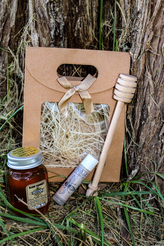 Appreciate Someone Special! Honey Jar & Honey-Vanilla Lip Balm Duo Gift Bag