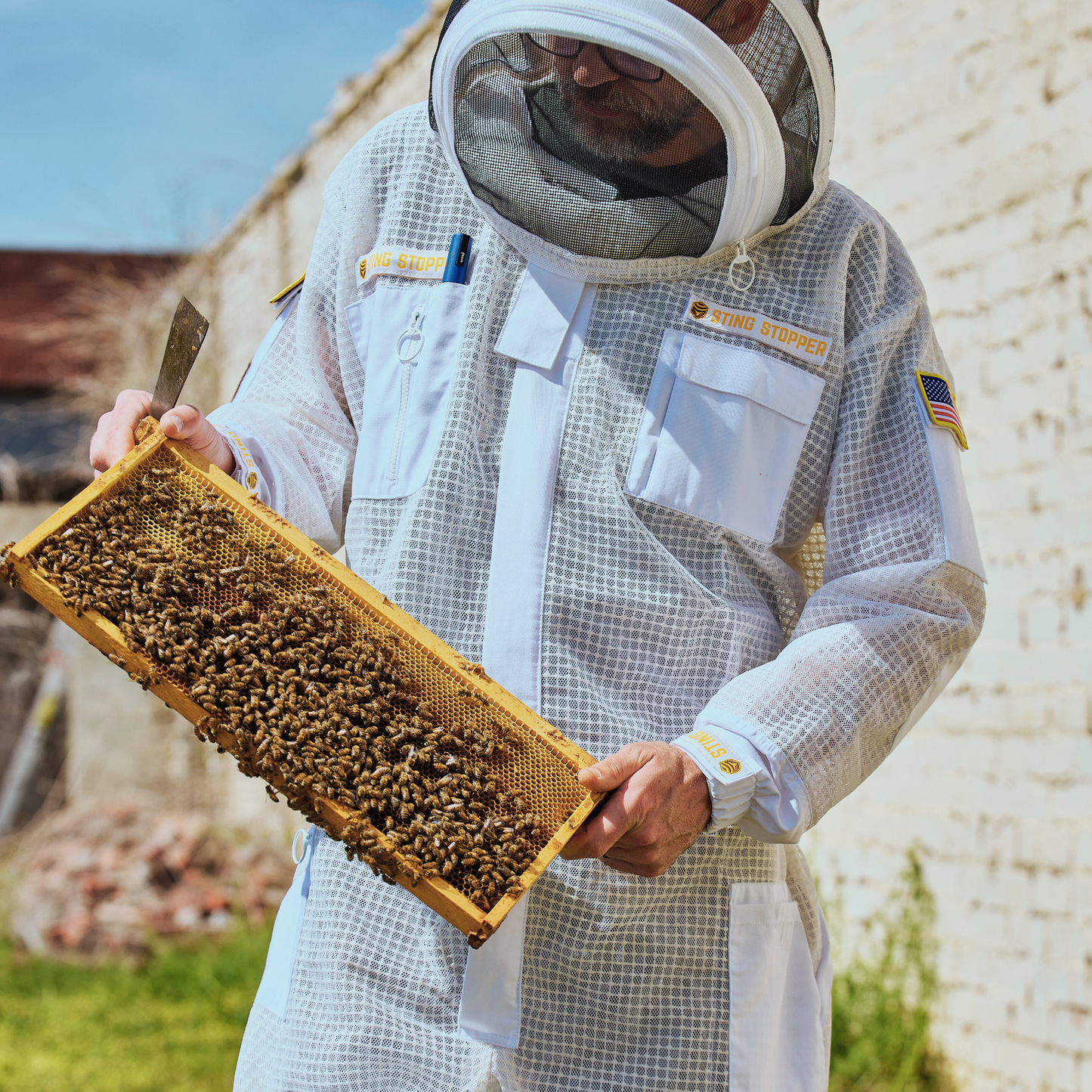 Professional Triple Layer Ventilated Full Beekeeping Suit