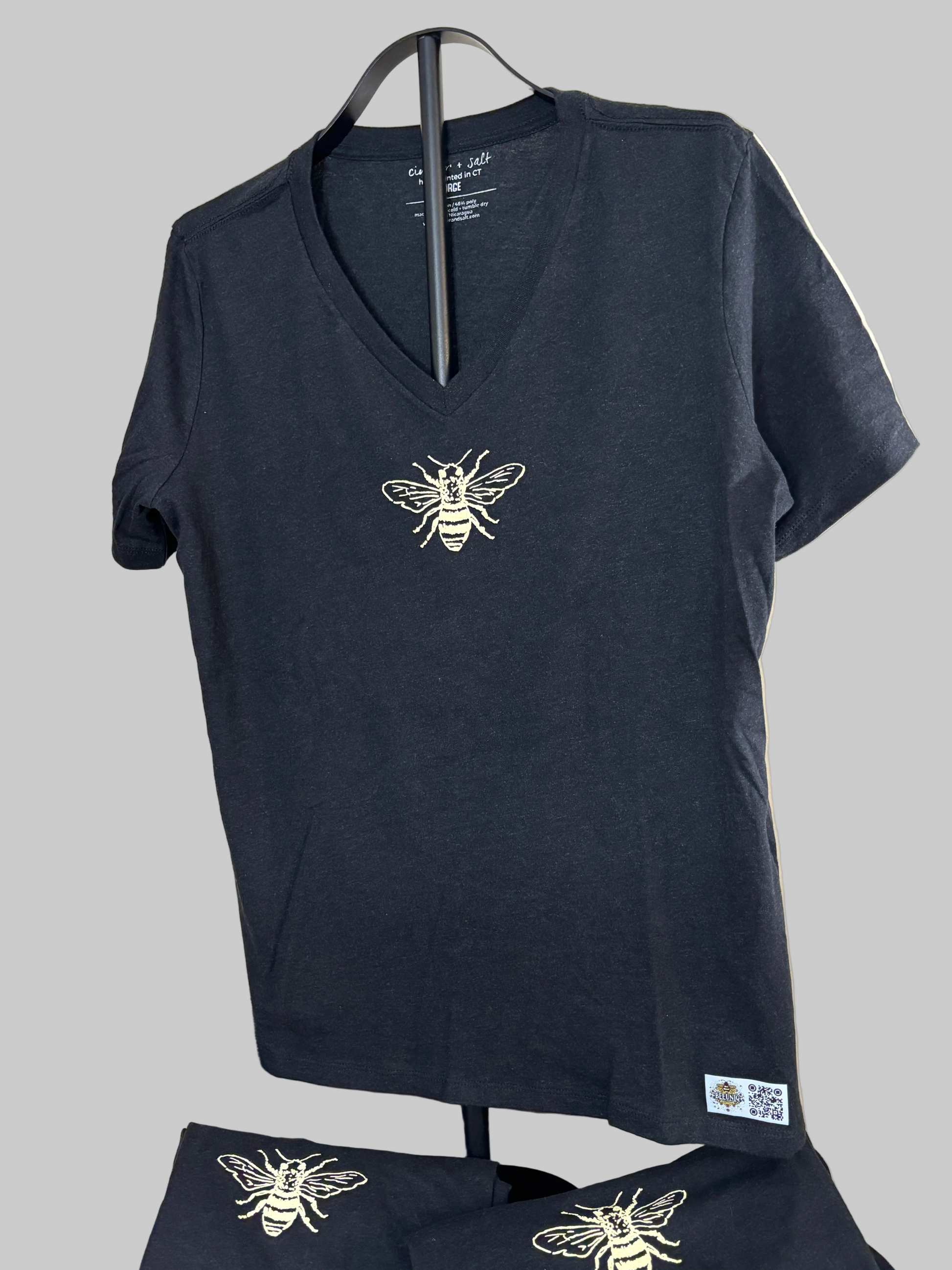 Bee T shirt with bee tag