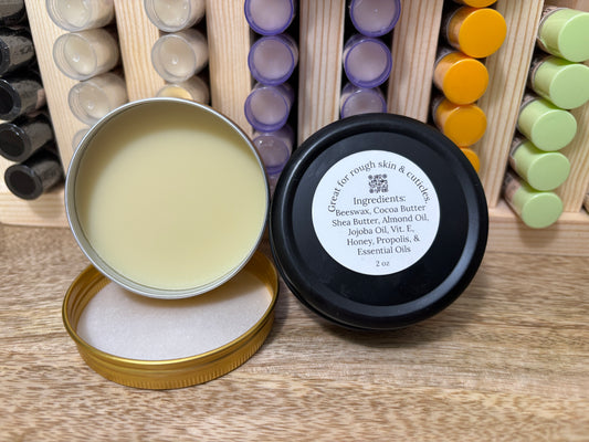 Honey Balm + Propolis (great for dry hands)