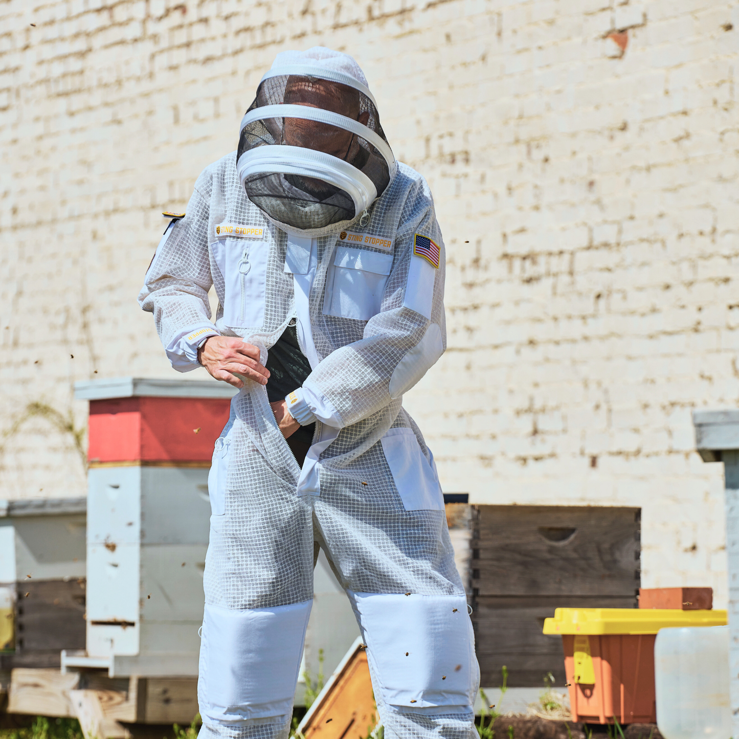 Professional Triple Layer Ventilated Full Beekeeping Suit
