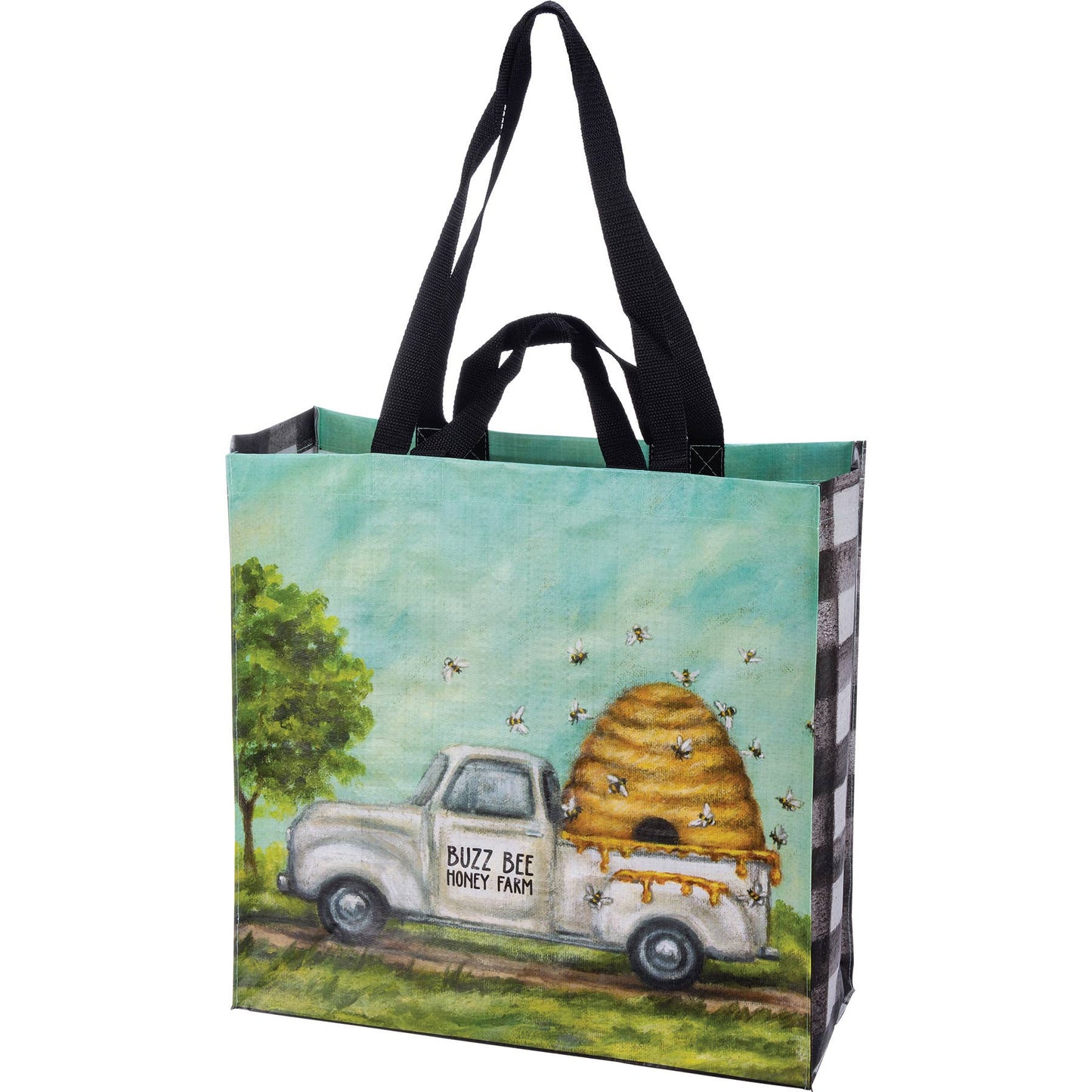 Bees Buzz Bee Honey Farm Market Tote