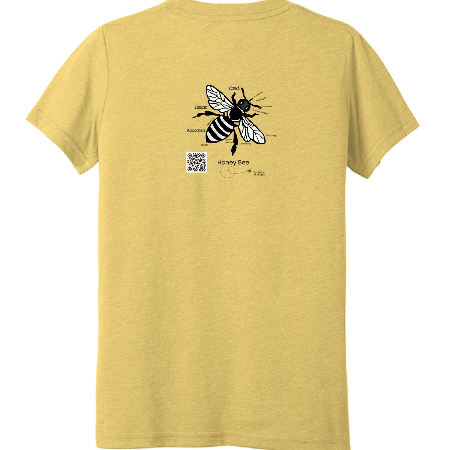 Yellow Gold Triblend - BACK