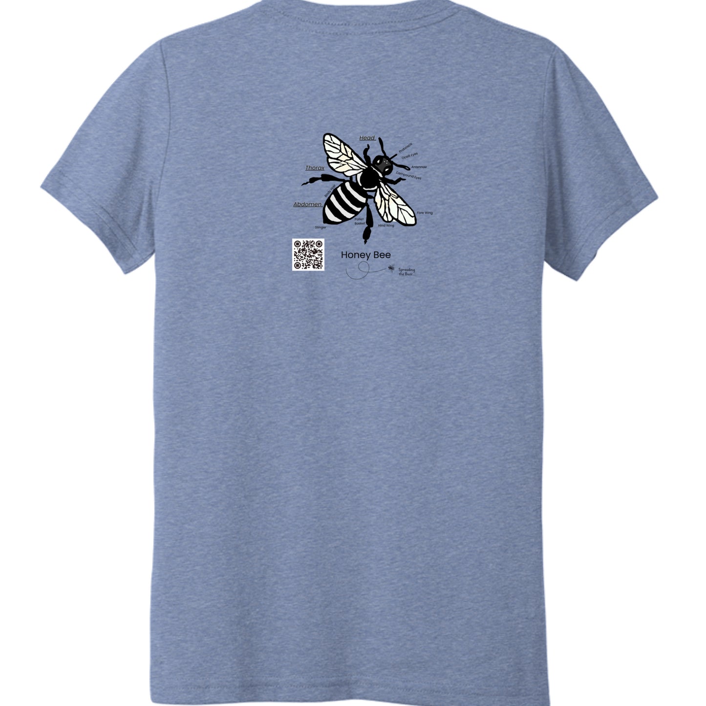 BLUE TRIBLEND - BACK