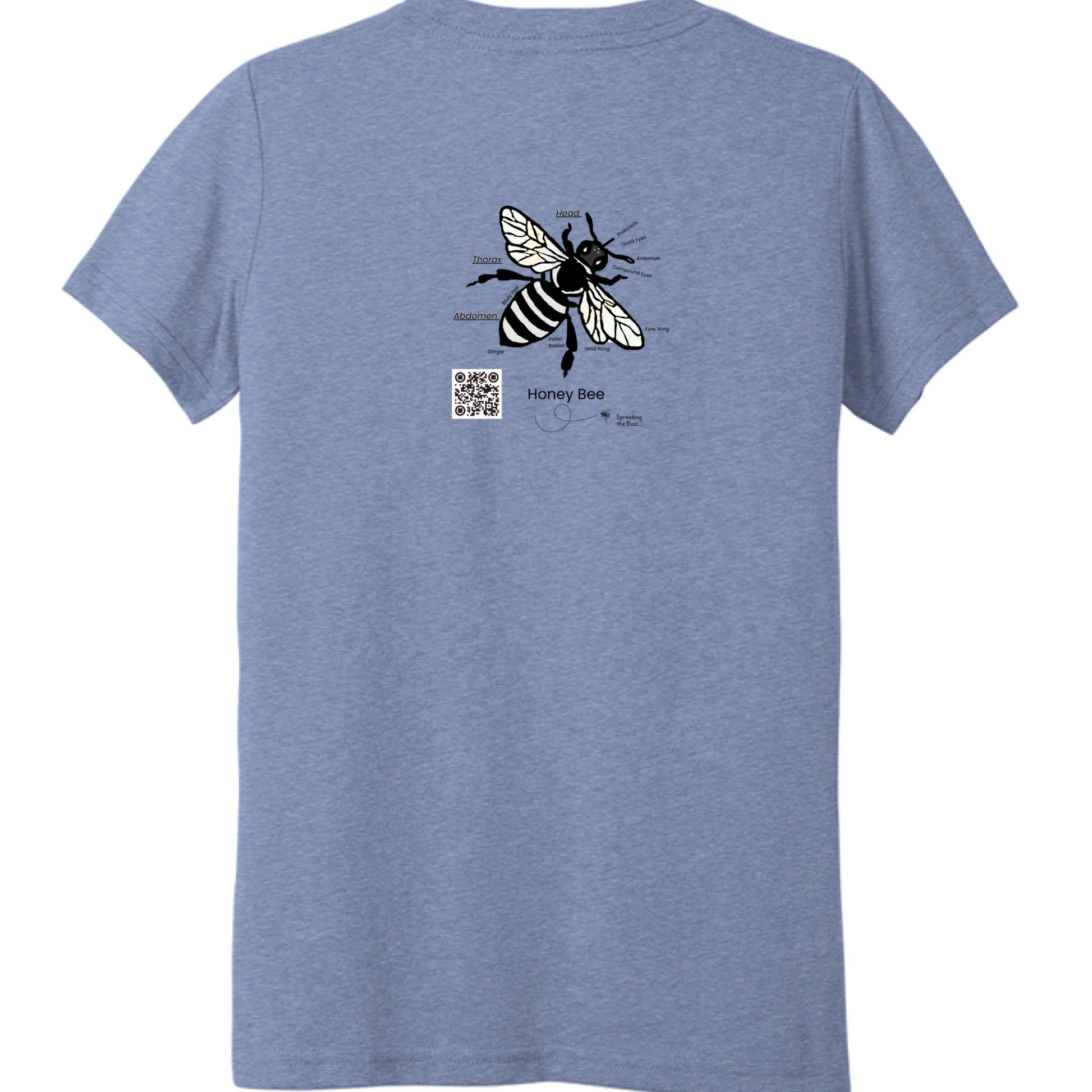 BLUE TRIBLEND - BACK