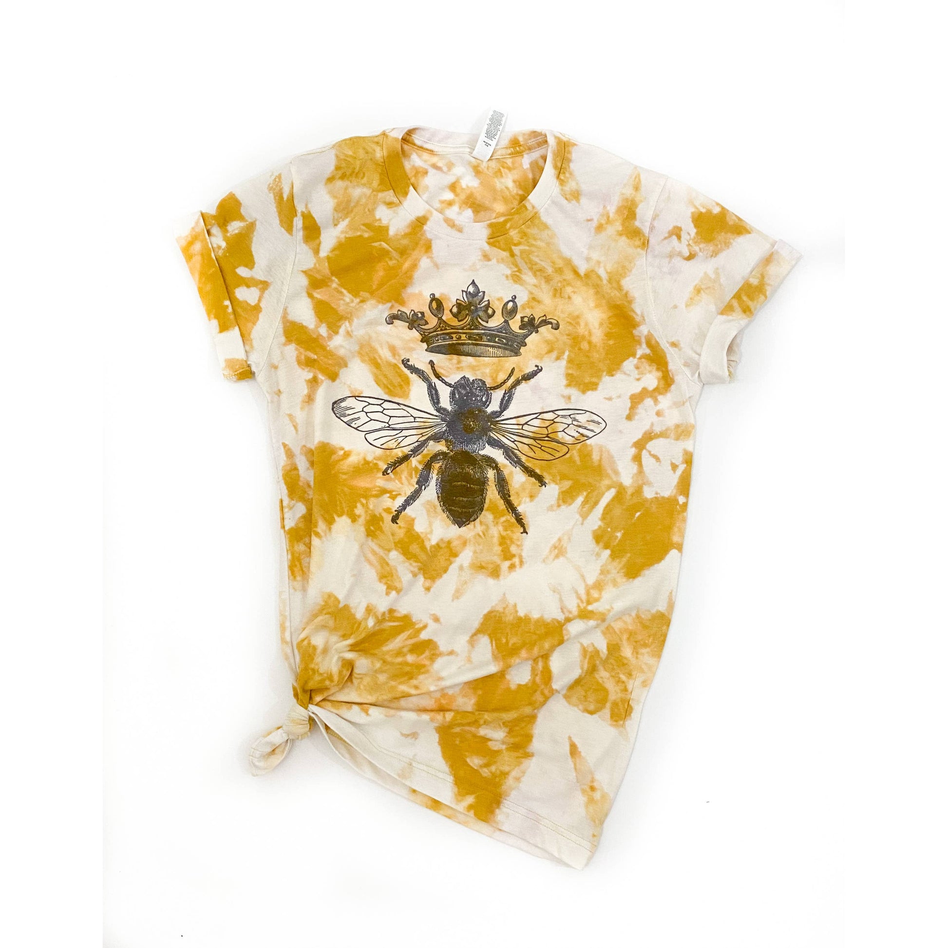 Yellow Queen Bee Tie Dye Tee